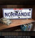 Normandy 1944 D-Day sign on display