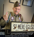Sainte Mere Eglise autographed sign
