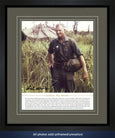 Hal Moore autographed photo framed