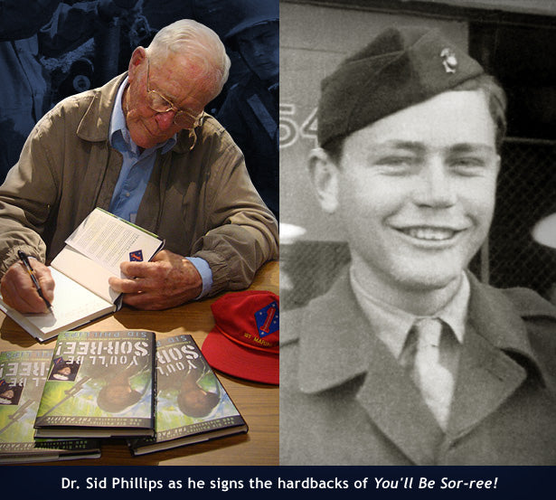 Sid Phillips The Pacific autographed book