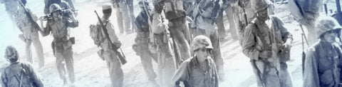 The Pacific art prints signed by World War II Marines