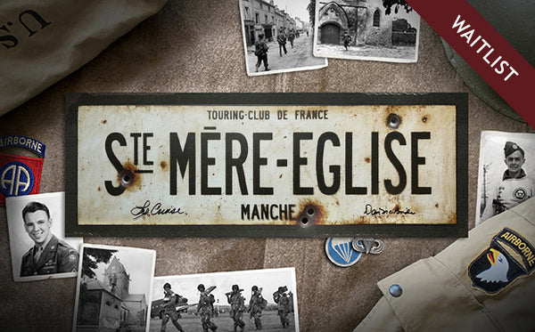 Sainte Mere Eglise paratrooper autographed sign