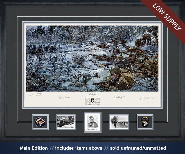 101st Airborne at Bastogne art print