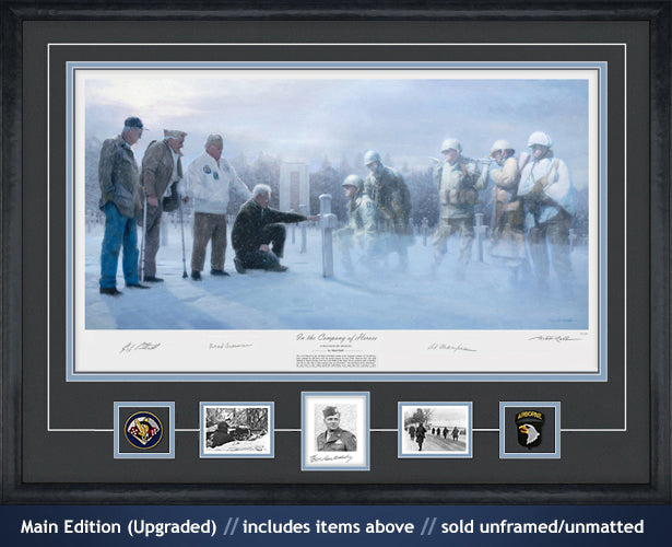 Band of Brothers paratroopers art print