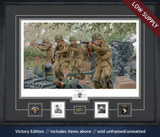 Dick Winters at Brecourt Manor art print