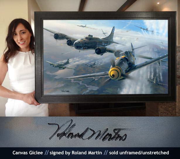 Second Schweinfurt raid B-17 artwork