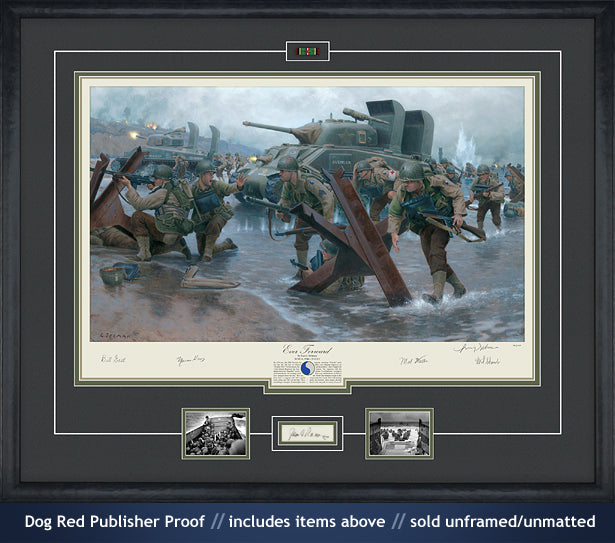 Omaha Beach on D-Day artwork