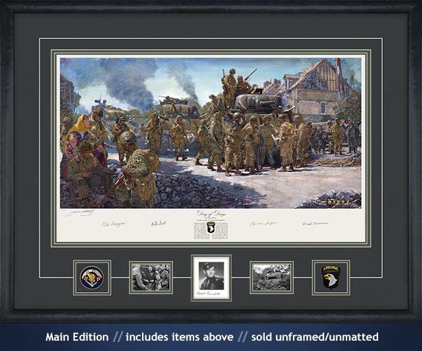 Lt. Dick Winters on D-Day art print