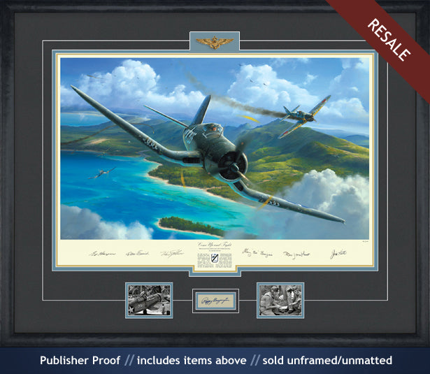 Pappy Boyington F4U Corsair art
