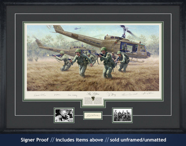 Lt. Col. Hal Moore Ia Drang art print