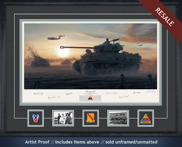 M4A3 Sherman tank art print