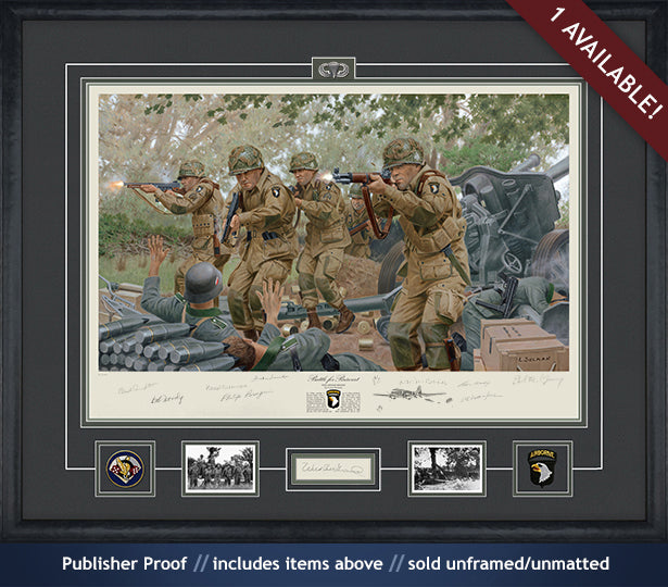 Dick Winters at Brecourt Manor art print