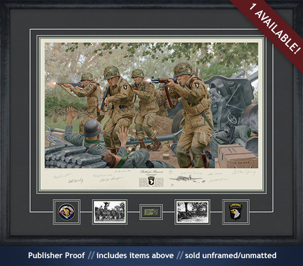 Dick Winters at Brecourt Manor art print