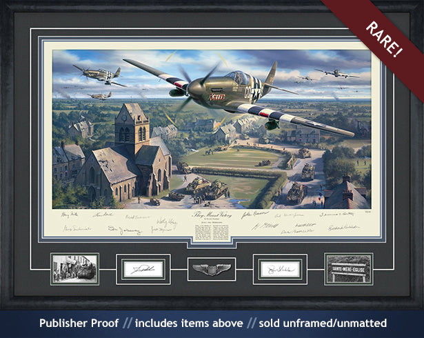 Sainte Mere Eglise June 1944 art print