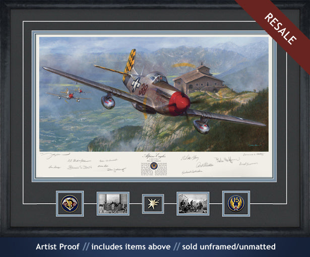 325th Fighter Group P-51 over the Eagle's Nest