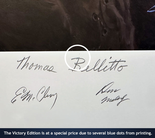 Band of Brothers on D-Day art print autographs