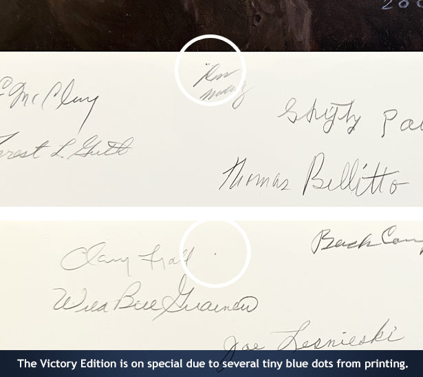 Band of Brothers on D-Day art print autographs