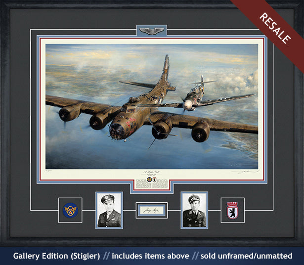 Franz Stigler autographed A Higher Call art