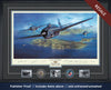 President George HW Bush VT-51 Avenger autographed art print