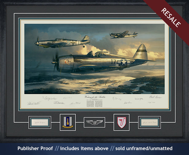 Battle of the Bulge P-47 art print