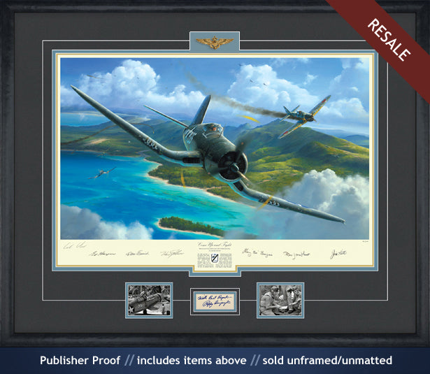 Pappy Boyington F4U Corsair art