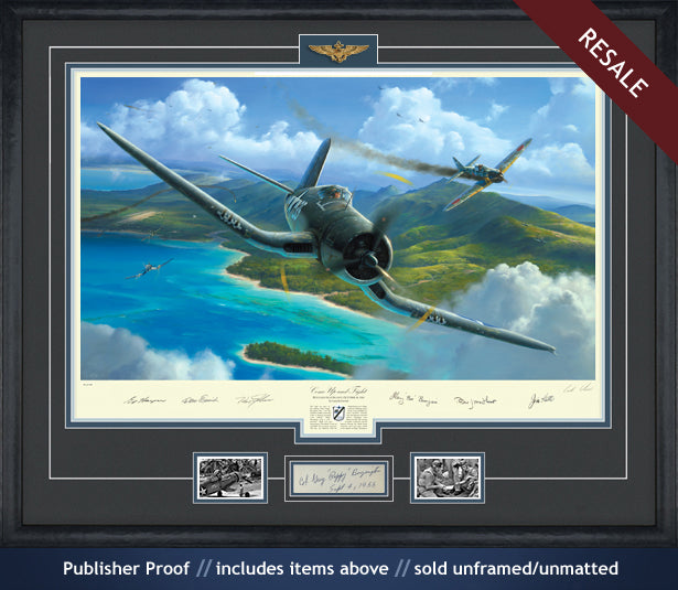 Pappy Boyington F4U Corsair art