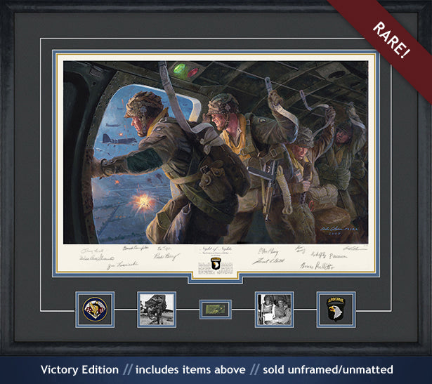 Band of Brothers on D-Day art print