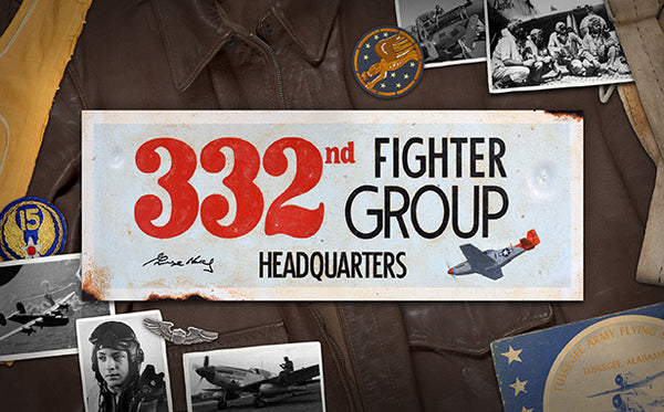 332nd Fighter Group P-51 pilot autographed sign