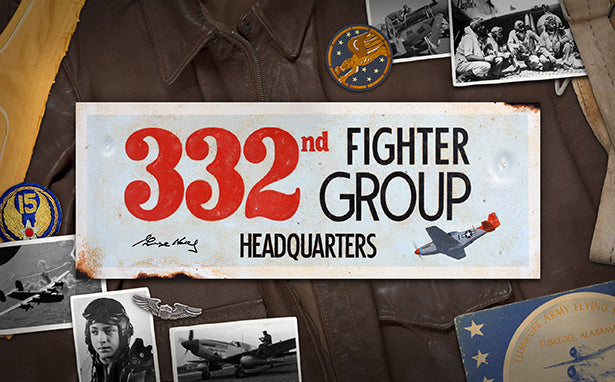332nd Fighter Group P-51 pilot autographed sign
