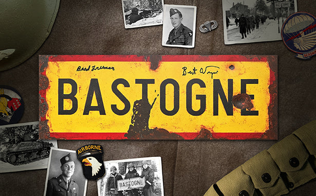 Bastogne 1944 city sign