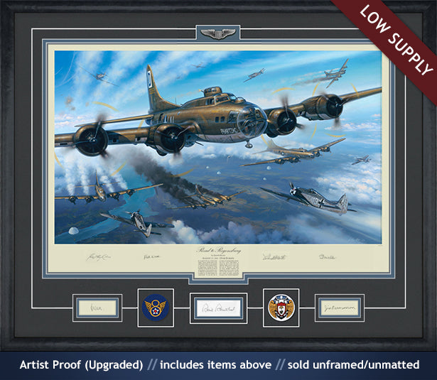 100th Bomb Group B-17F autographed art print
