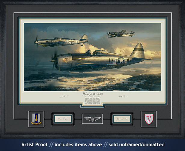 Battle of the Bulge P-47 art print