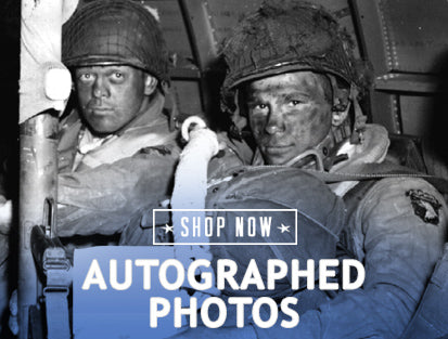 Autographed World War II photos