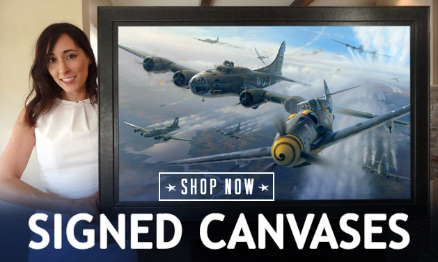 autographed canvases