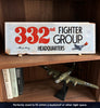 332nd Fighter Group P-51 pilot autographed sign on display