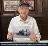 Eagle 7 gunner Clarence Smoyer with M26 Pershing photograph