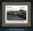 "A Briefing Before Battle" photo autographed by WWII paratroopers