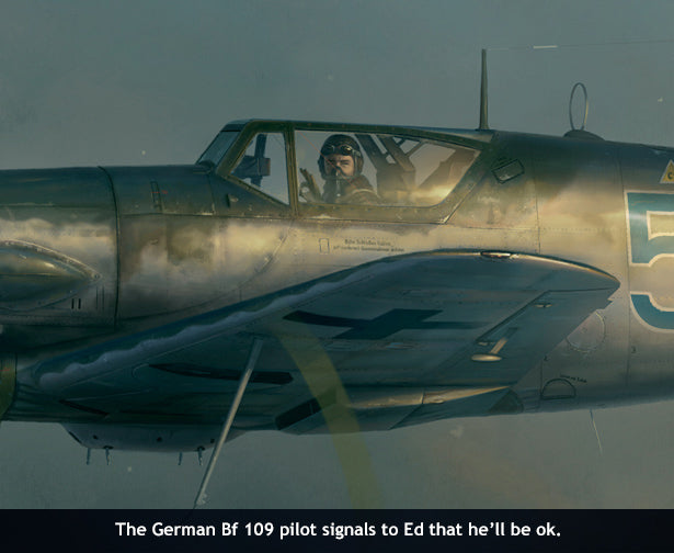 JG 3 Bf 109 pilot in his cockpit