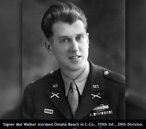 29th Division veteran Mal Walker