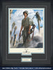 Marine R.V. Burgin on Peleliu autographed art print