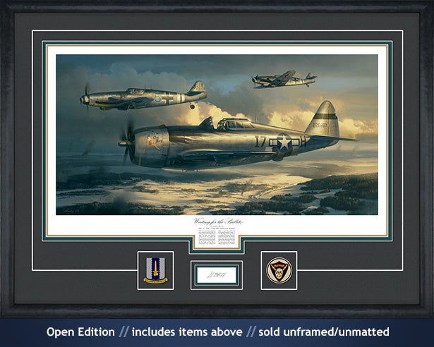 Battle of the Bulge P-47 art print