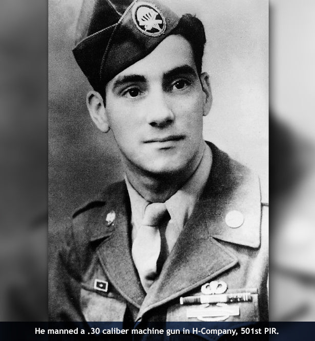 101st Airborne paratrooper Vince Speranza portrait