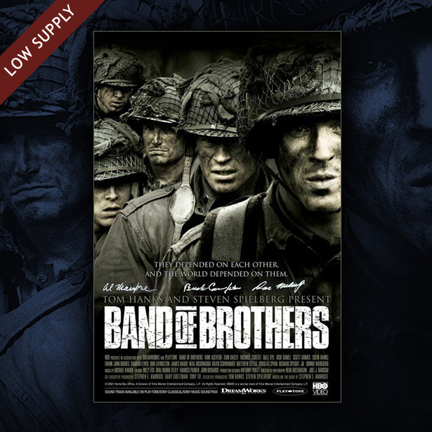 Autographed Band of Brothers movie poster