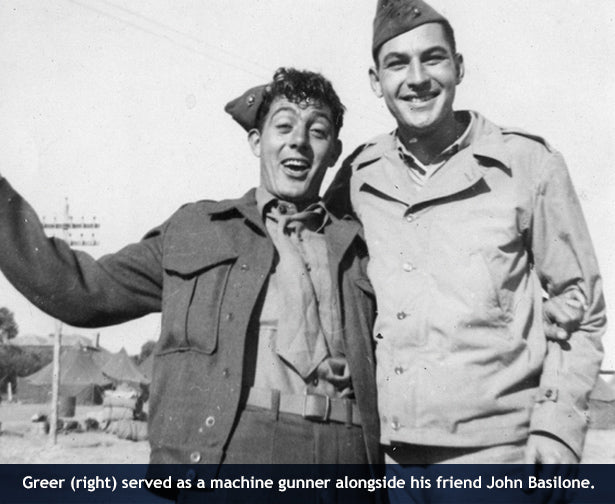 Richard Greer and John Basilone 