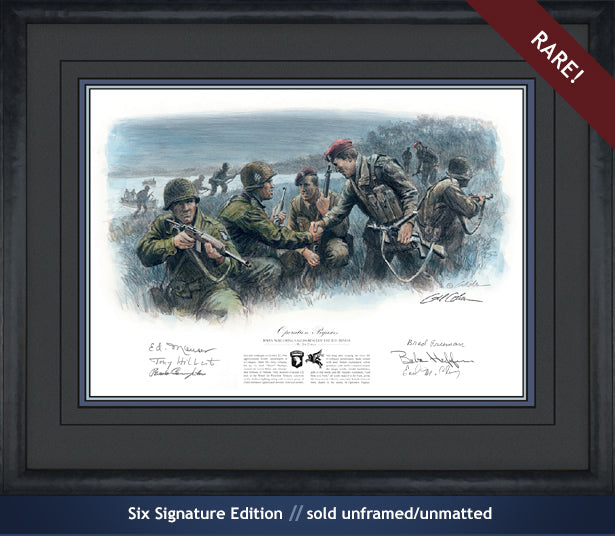 Operation Pegasus 101st Airborne art print