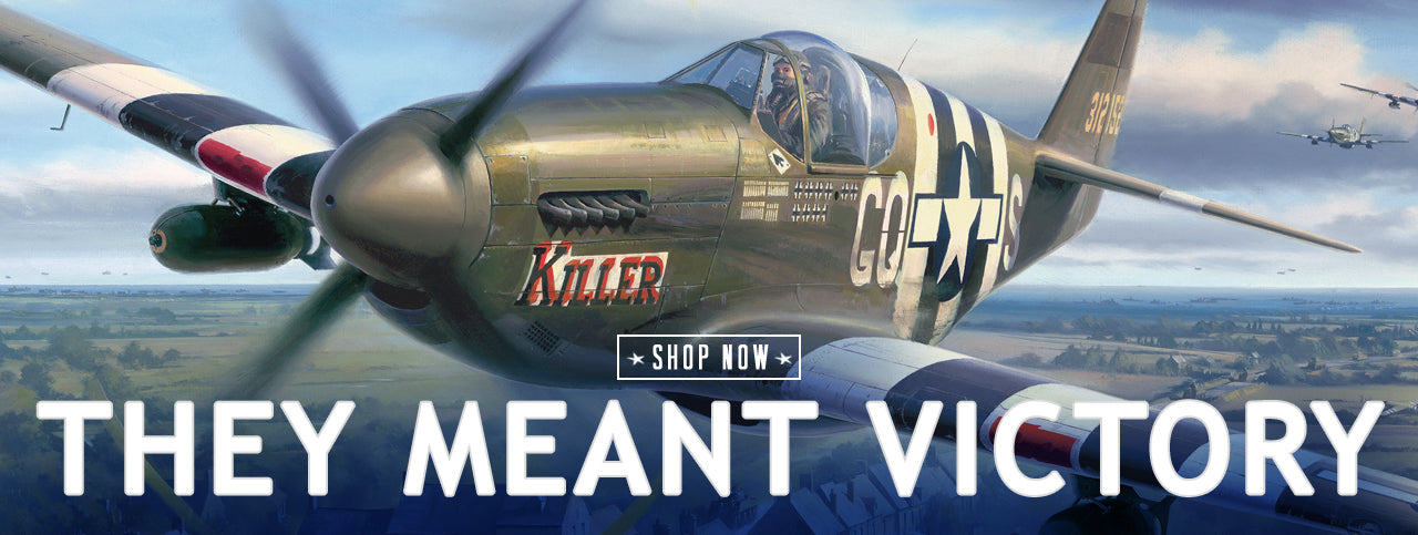 Nicolas Trudgian P-51 D-Day artwork