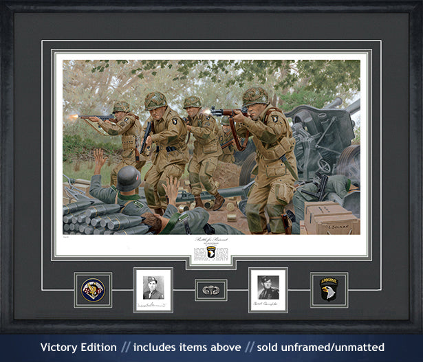 Dick Winters at Brecourt Manor art print