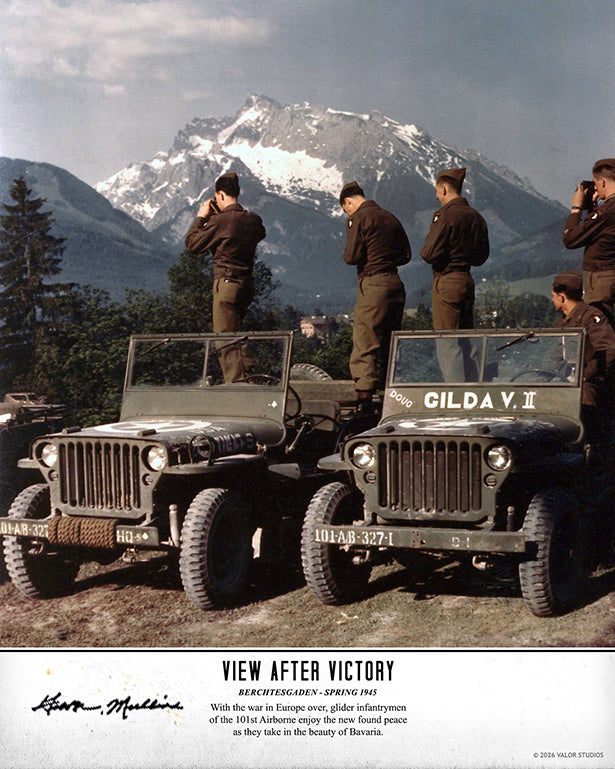 101st Airborne jeeps in Berchtesgaden photo