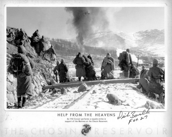 "Help From the Heavens" photo autographed by Dick Bonelli