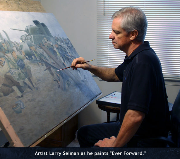 military artist Larry Selman 